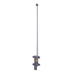 Antena base UHF 406-430 MHz, Fibra de Vidrio, 10 dB de Ganancia, Serie HX para Climas Extremos
