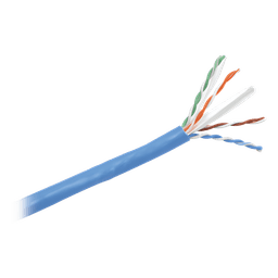 Bobina de Cable UTP / Categoría 6 / 24 AWG / 305 m (1000 ft) / 250 MHz / 1000 Mbps / PVC CM / 4 Pares