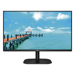 Monitor LED de 27" VESA, Resolución 1920 x 1080 Pixeles,  Entradas de Video VGA / HDMI. Panel IPS LCD  Backlight LED. Ultra Delgado