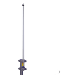 Antena base VHF 160-170 MHz, Fibra de Vidrio, 6 dB de Ganancia, Serie HX para Climas Extremos 