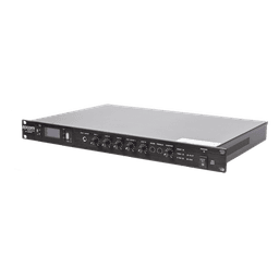 Amplificador Mezclador | 120W RMS | Sistema 100V y Baja Impedancia | MP3 | Tuner | Bluetooth | Música ambiental y Voceo
