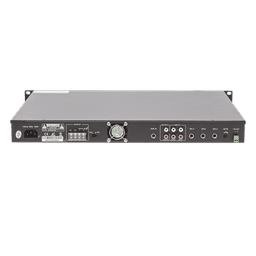 Amplificador Mezclador | 120W RMS | Sistema 100V y Baja Impedancia | MP3 | Tuner | Bluetooth | Música ambiental y Voceo