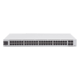 UniFi Switch USW-Pro-48, Capa 3 de 48 puertos Gigabit RJ-45 + 4 puertos 1/10G SFP+, pantalla informativa