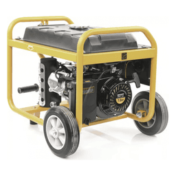 Generador a Gasolina / Planta de Emergencia 3kW (7HP), 110Vca, Encendido de Jalón, Jaula con Ruedas para Fácil Traslado