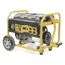 Generador a Gasolina / Planta de Emergencia 3kW (7HP), 110Vca, Encendido de Jalón, Jaula con Ruedas para Fácil Traslado
