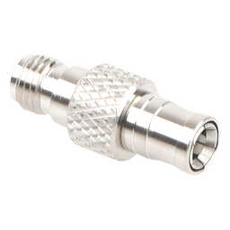 Adaptador en Línea / Conector SMA Hembra a SMB / Cuerpo Bronce Niquelado / Aislante Teflón