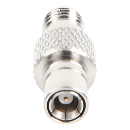 Adaptador en Línea / Conector SMA Hembra a SMB / Cuerpo Bronce Niquelado / Aislante Teflón