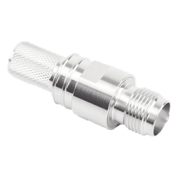 Conector TNC Hembra en Línea, Plegable Hex. con Pin Cautivo para cables Tipo RG-8/U, LMR-400