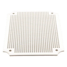 Placa Interna para Gabinete IP65 / ABS Resistente a Impactos / 250 x 160 mm / Instalación Torre, Poste o Pared / Optimizada para PoE y Baterías