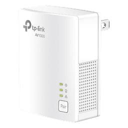 Kit Adaptador Powerline / Gigabit Ethernet 1000 Mbps / HomePlug AV2 / Alcance 300 m (984.2 ft) / Plug and Play / 1 Puerto RJ45 / Ultra Compacto