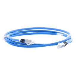 Patch Cord Cat6A, Blindado S/FTP, CM/LS0H, 1.52 Metros (5 Pies), Color Azul