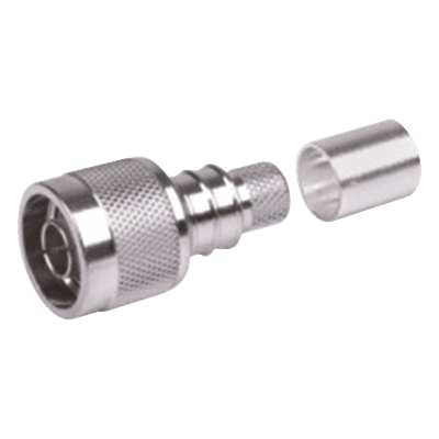 Conector N Macho Plegable con Pin Cautivo para cables Tipo RG8