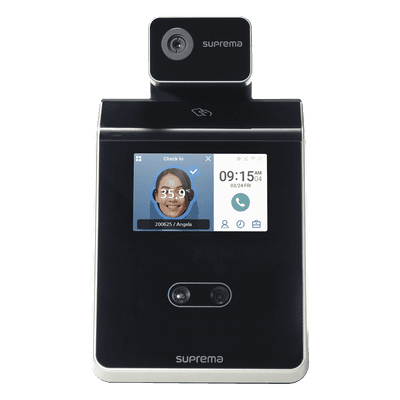 FaceStation 2 Lector Facial/ Notificación por Temperatura Alta /  Bluetooth MultiClass SE Dual RFID (125KHZ EM HID PROX 13.56MHZ Mifare DesFire / EV1 FELICA ICLASS S) Compatible con BioStar2