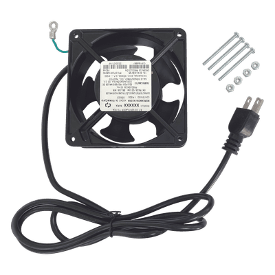 Ventilador 110 Vca de 12 x 12 cm con Cable y Clavija
