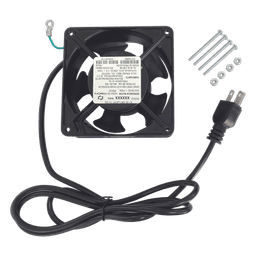 Ventilador 110 Vca de 12 x 12 cm con Cable y Clavija