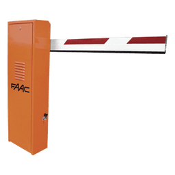 Kit de Barrera FAAC 620 RPD con Pluma Rectangular sin Iluminación / Equipo Hidráulico de Uso Intensivo / Hasta 2 Millones de Ciclos Antes de Presentar una Falla Severa