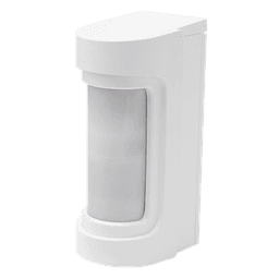 Detector de movimiento PIR dual inalámbrico para exteriores con batería de litio de larga duración