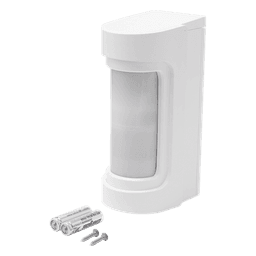 Detector de movimiento PIR dual inalámbrico para exteriores con batería de litio de larga duración