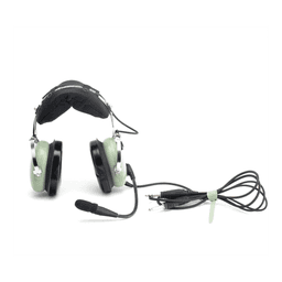 Auriculares de ala fija con atenuación de ruido pasivo para aviación general 