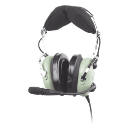 Auriculares con atenuación de ruido pasivo para radios aéreos en helicópteros