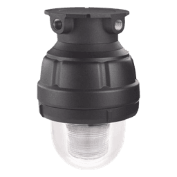 Luz estroboscópica a prueba de explosiones UL y cUL para Clase I, División 1, Grupo C y D; Clase I, División 2, Grupos A y B; Clase II, División 1, Grupos E, F y G; Clase III, 24 VCD, Color Claro, montaje no incluido