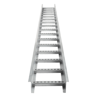 Escalera de Aluminio Portacables / Perfil Z / Peralte 3 1/4" / Paso 9" / Ancho 12" / 3.66 m (12 ft) / Capacidad 274 Cables / Carga 74.4 kg