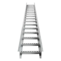 Escalera de Aluminio Portacables / Perfil Z / Peralte 3 1/4" / Paso 9" / Ancho 12" / 3.66 m (12 ft) / Capacidad 274 Cables / Carga 74.4 kg