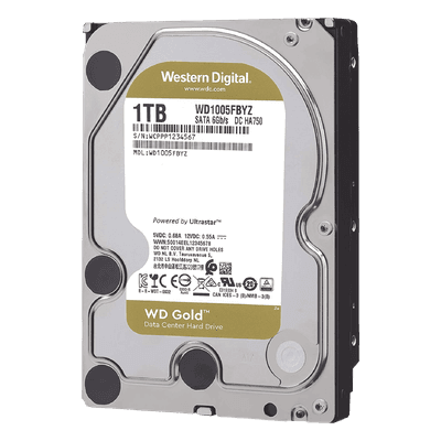 Disco Duro Gold de 1TB / Clase Enterprise / 5 AÑOS DE GARANTÍA