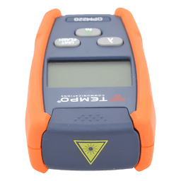 Medidor de Alta Potencia (Micro OPM) para Fibra Óptica con Localizador Visual de Fallos (VFL), Entrada Universal de 2.5 mm (para Conectores SC, ST y FC), Rango de Medición: -50 a +26 dBm