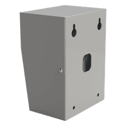 Cubierta Industrial para montaje de Porteros IP Fanvil y Grandstream, pintura electrostática color gris.