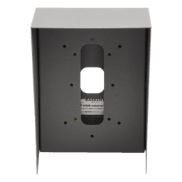 Cubierta Industrial para montaje de Porteros IP Fanvil y Grandstream, pintura electrostática color gris.