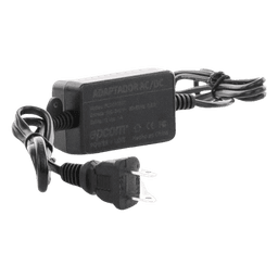 Adaptador de Pared de 12Vcc @ 1 A con cable y clavija Nema 1-15 / 0.5 metros a la toma de alimentación / 0.5 metros a la conexión del dispositivo