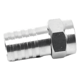 Conector F Macho / Doble Blindaje Plegable / RG-59 / Bronce Niquelado / Contacto Oro / 1.64 ft Equivalente