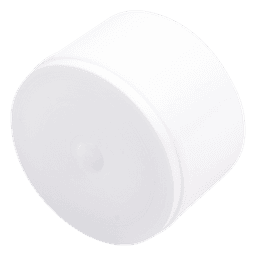 Tapón de Alta Resistencia con Anti UV para Postes de Cercos Eléctricos / 1" (25.4 mm) / Polipropileno Virgen / Color Blanco / Instalación por Presión