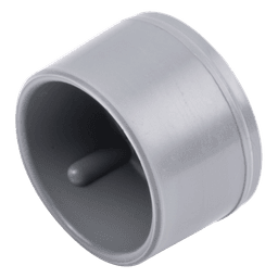 Tapón de Alta Resistencia con Anti UV para Postes de Cercos Eléctricos / 1" (25.4 mm) / Polipropileno Virgen / Color Gris / -30°C a 80°C / Instalación por Presión