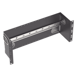 Soporte de Riel DIN Industrial / 4U / Rack 19 in / Acero / Gestión de Cables