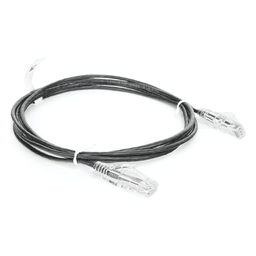 Cable de Parcheo Slim UTP Cat6 / 28 AWG / 2 m (6.56 ft) / 1 Gbps / RJ45 Chapado en Oro