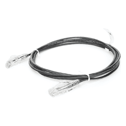Cable de Parcheo Slim UTP Cat6 / 28 AWG / 2 m (6.56 ft) / 1 Gbps / RJ45 Chapado en Oro