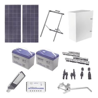Kit de energía solar para alumbrado de 60 W