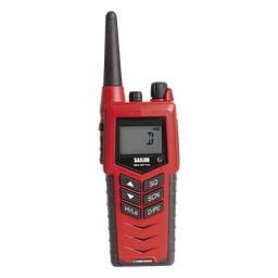 Radio Portátil SAILOR 3965 UHF para Bomberos / Aprobado MED y ATEX / Cumple SOLAS Capítulo II-2 / Resistente a Explosiones / Integración con Accesorios SAILOR y de Terceros