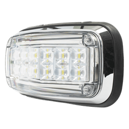 Luz de Advertencia LED / 6 LEDs Ultra Brillantes / 11 Patrones de Destello / IP67 / 12-30 VCC / Certificación SAE y ECE