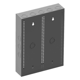 Gabinete de Medios de 19 Pulgadas de alto, para Empotrar en Pared (360 x 478 x 95 mm).