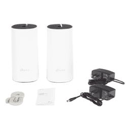 KIT 2 Routers Inalámbricos MESH Interior para Hogar / Doble Banda Wi-Fi 5 AC1200 Mbps / 2 Puerto Gigabit WAN/LAN / 2 Antenas Internas / Administración Mediante la App Deco (iOS, Android) 