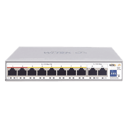 Switch PoE No administrable / Gestión Cloud / PoE de Largo Alcance Hasta 250m / 8 Puertos PoE 10/100Mbps (Puerto 1 Hasta 60W, Puertos 2 al 8 Hasta 30W) + 2 Puertos Gigabit Uplink / Presupuesto 120 W / Plug and Play