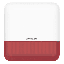 (AX PRO) Sirena Inalámbrica con Estrobo Rojo para Exterior IP65 / 110 dB