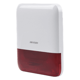 (AX PRO) Sirena Inalámbrica con Estrobo Rojo para Exterior IP65 / 110 dB