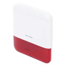 (AX PRO) Sirena Inalámbrica con Estrobo Rojo para Exterior IP65 / 110 dB