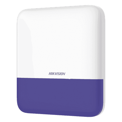 (AX PRO) Sirena Inalámbrica con Estrobo Azul para Exterior IP65 / 110 dB