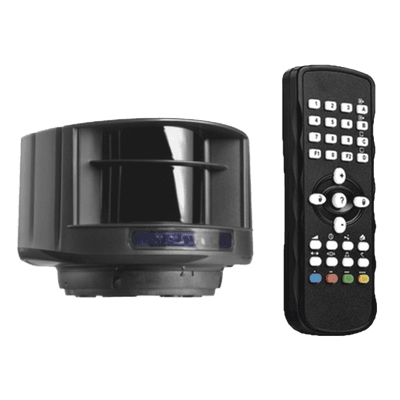 Kit de Sensor láser y control remoto / Evite el uso de lazos magnéticos / Protege carriles de hasta 9.6 m de ancho y 9.6 metros de profundidad