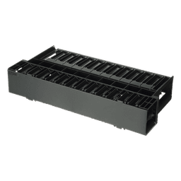 Organizador de Cables Horizontal NetManager, Doble (Frontal y Posterior), Para Rack de 19in, 2UR